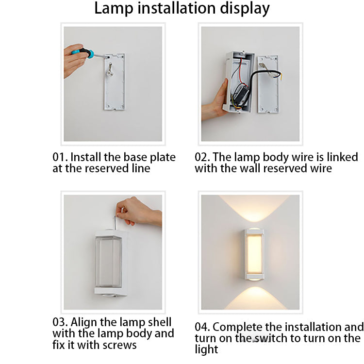 Aluminum Up Down Luminous Outdoor Light