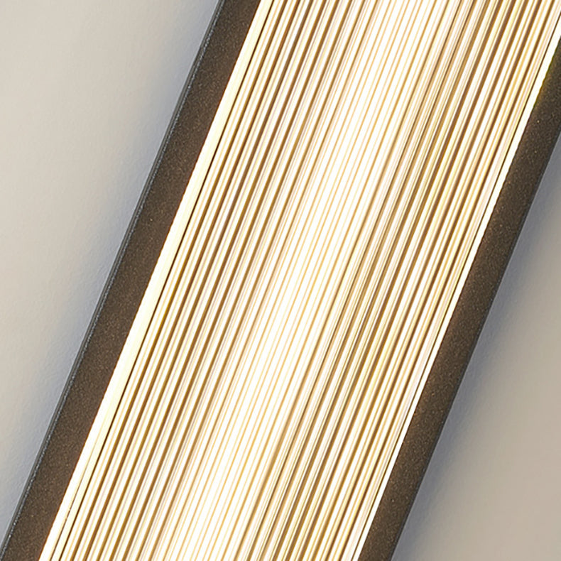 Rectangular Stainless Steel Acrylic Outdoor Light