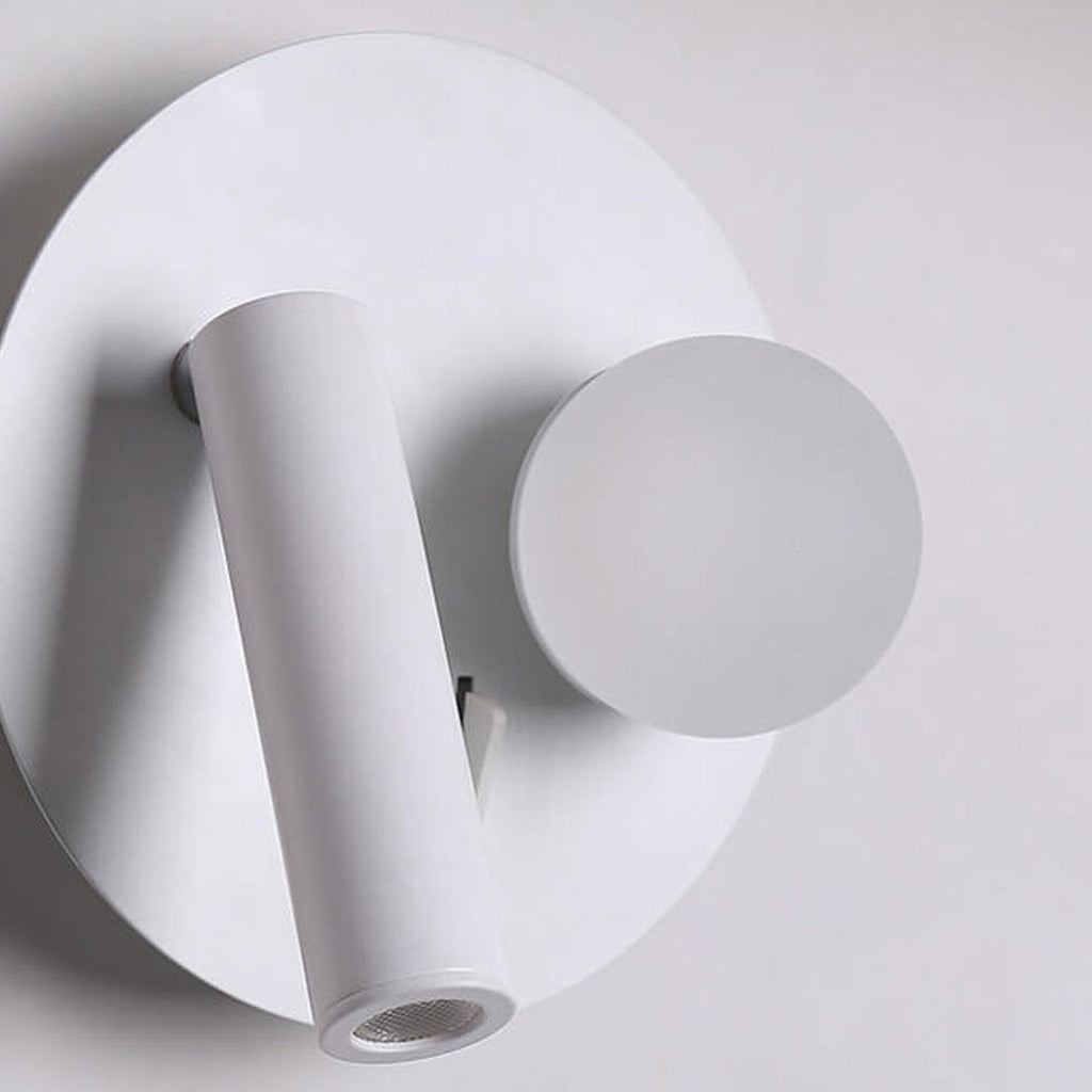 Round/Square Acrylic Iron Reading Wall Lamp