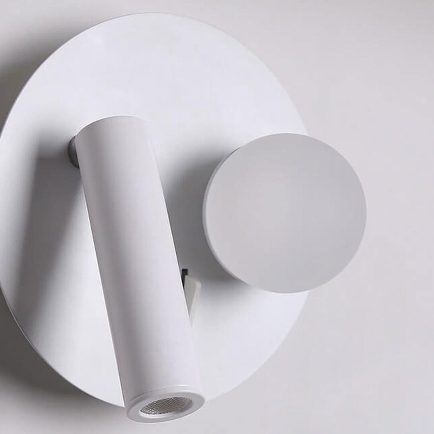 Round/Square Acrylic Iron Reading Wall Lamp
