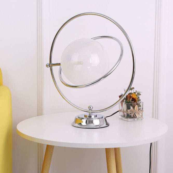 Planet Glass Iron Table Lamp