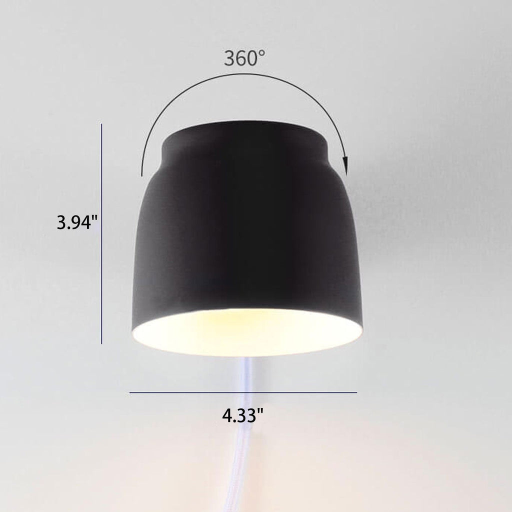 Column Barrel Rotatable Wall Lamp
