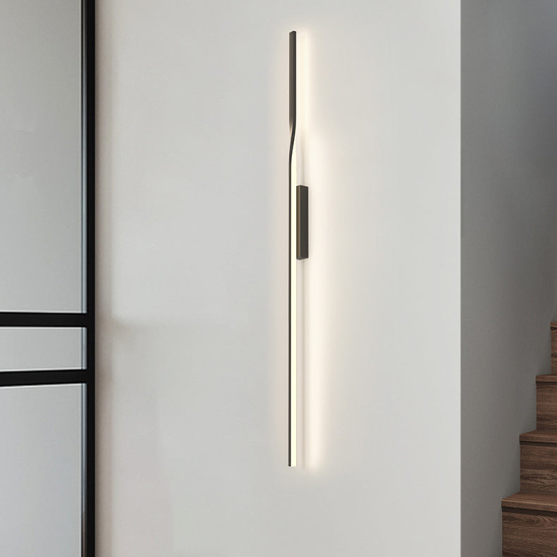 Aluminum Straight Line Silicone Wall Lamp