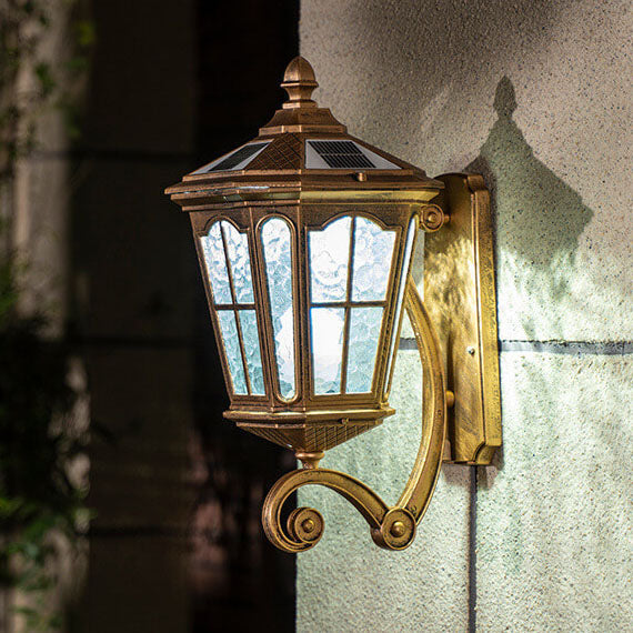Lantern Aluminum Glass Patio Outdoor Light