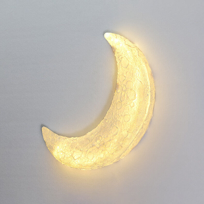 Moon Shape Resin Rainproof Outdoor Light