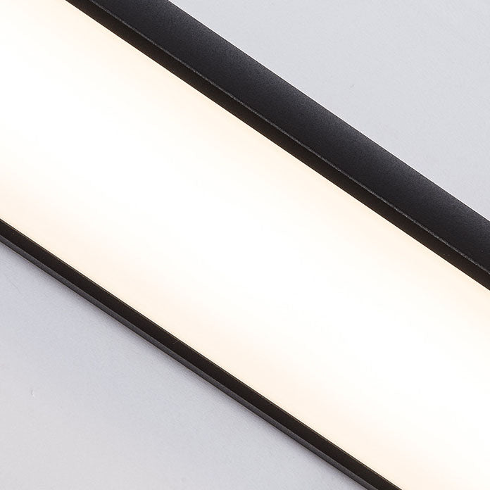 Rectangular Aluminum PC Patio Outdoor Light