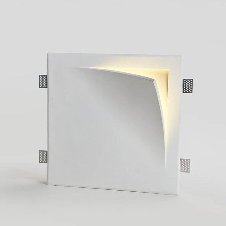 Square Flip Flop Recessed Wall Lamp