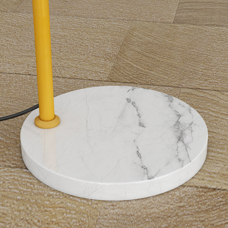 Moonlight Glass Ball Marble Floor Lamp