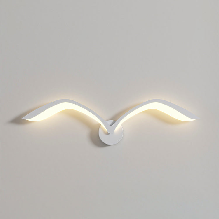 Iron Acrylic Gull Arch Wall Lamp