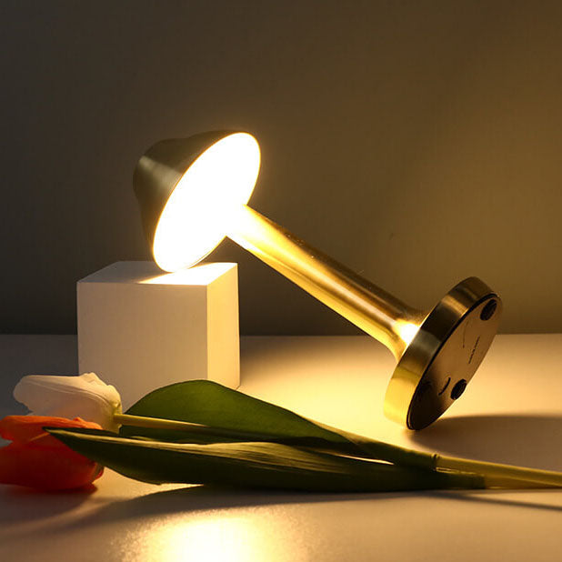 Solid Color Iron Touch Table Lamp