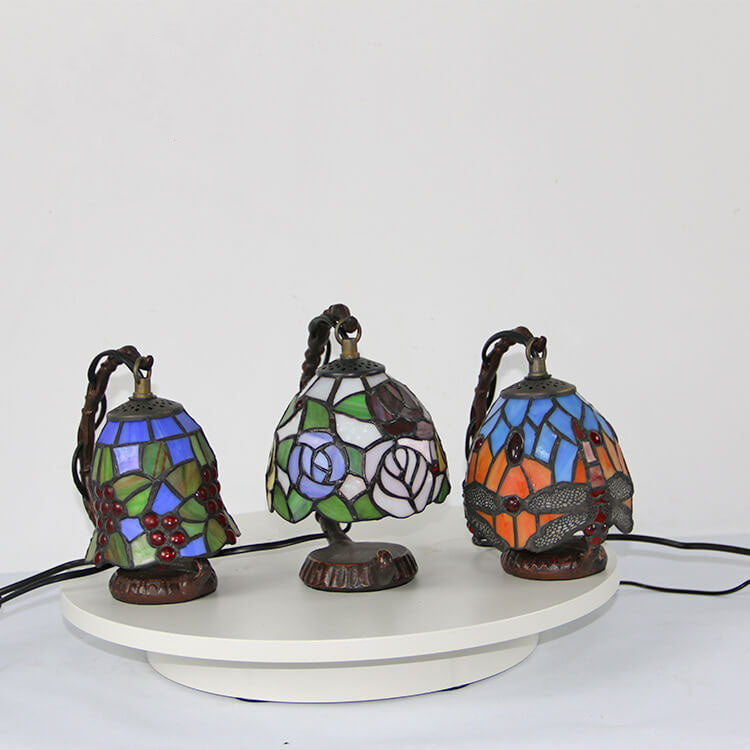 Glass Grape Shape Eye Table Lamp