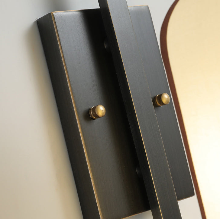 Copper Lantern Design Hallway Wall Lamp