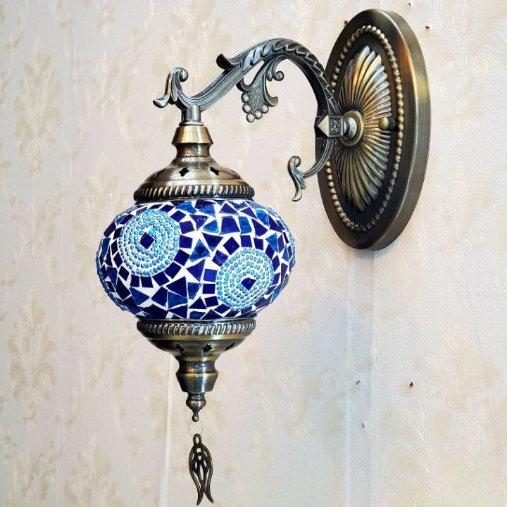 Exotic Cracked Glass Wall Lamp