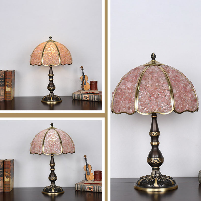 Umbrella Half Circle Full Table Lamp