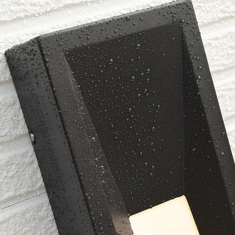 Stainless Steel Cuboid Acrylic Outdoor Light