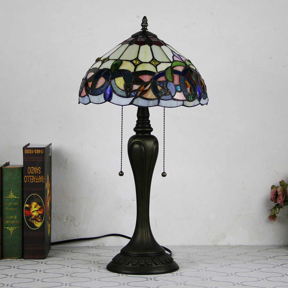 Petal Glass Resin Living Table Lamp