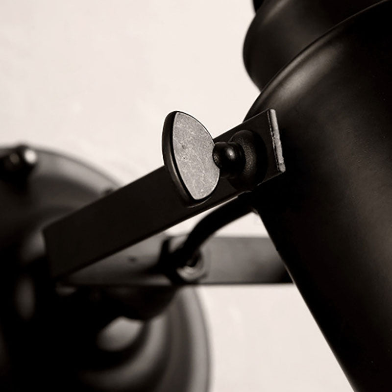 Iron Cylinder Entertainment Room Wall Lamp