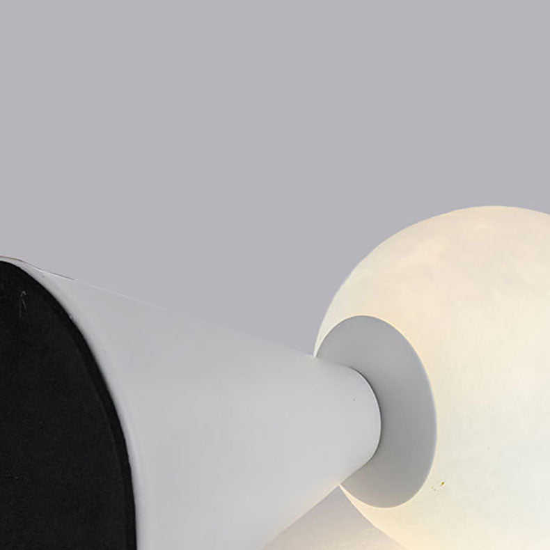 Iron PIA Conic Ball Table Lamp