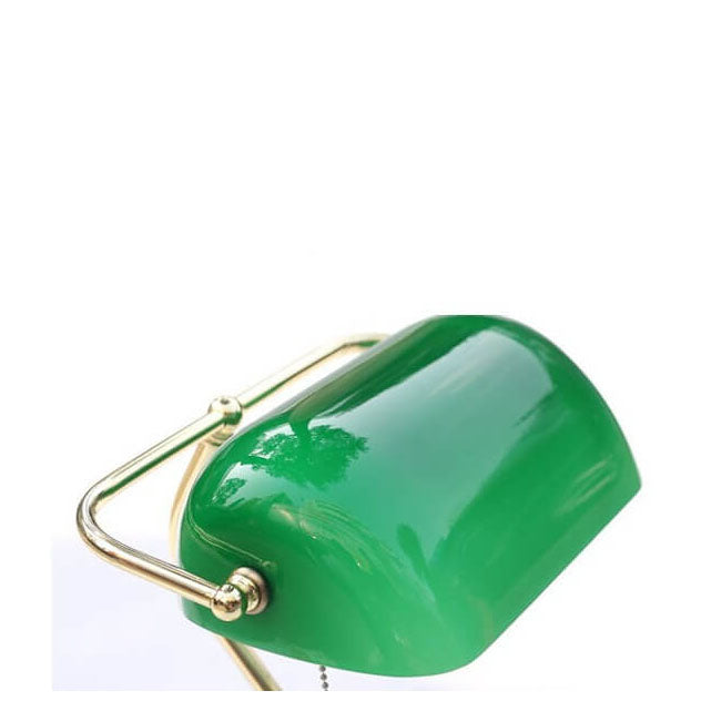 Metal Glass Eye Protection Table Lamp