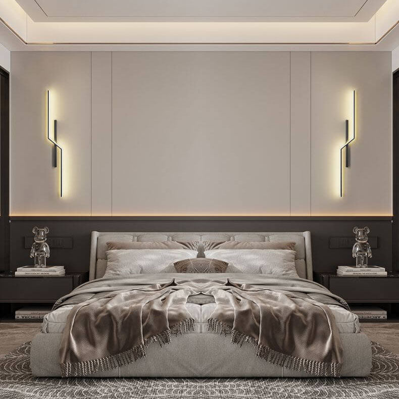 Geometry Lines Aluminum Iron Wall Lamp