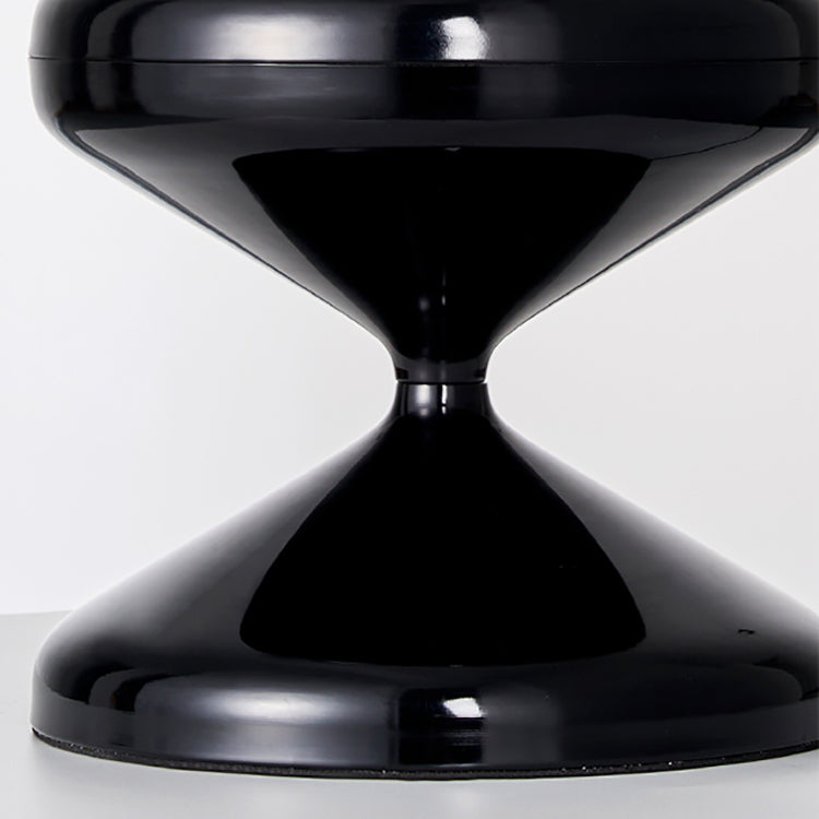 Wave Iron Glass Bedroom Table Lamp