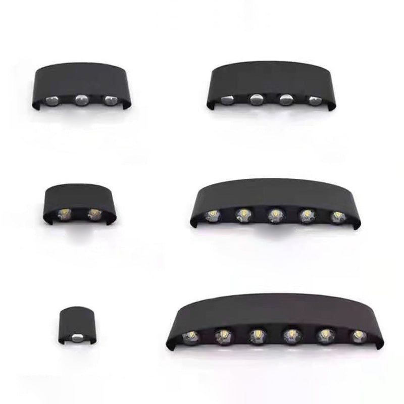 Cylinder Rectangular Aluminium Iron Outdoor Light