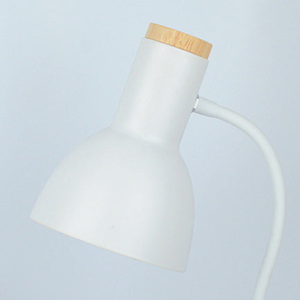 Iron Round Wood Home Table Lamp