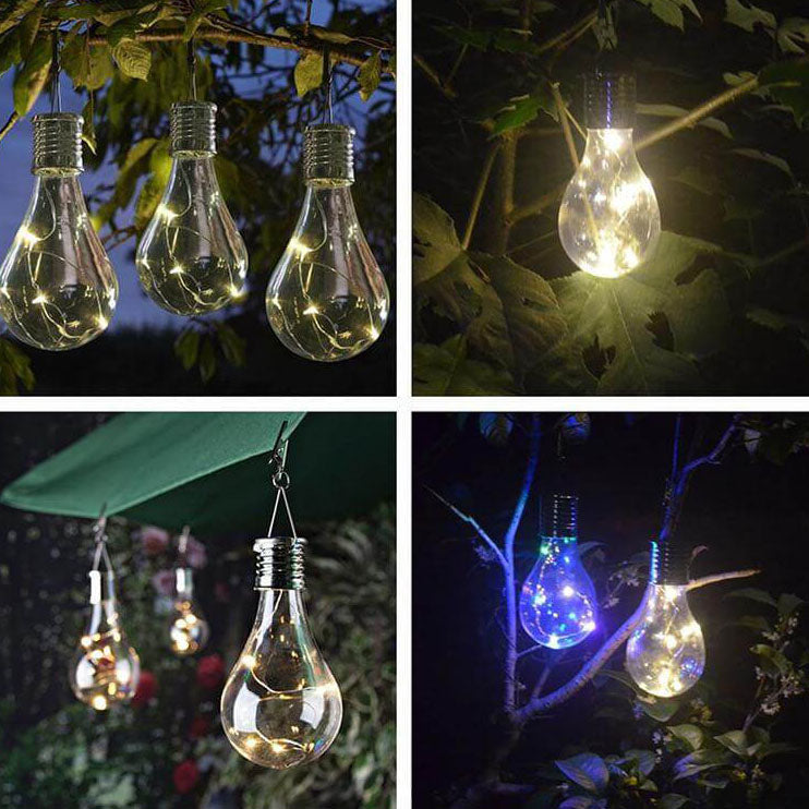 Color Bulbs Plastic Outdoor Light