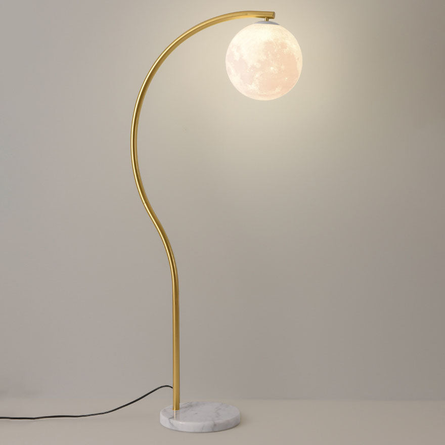 Iron Marble Floor Lamp