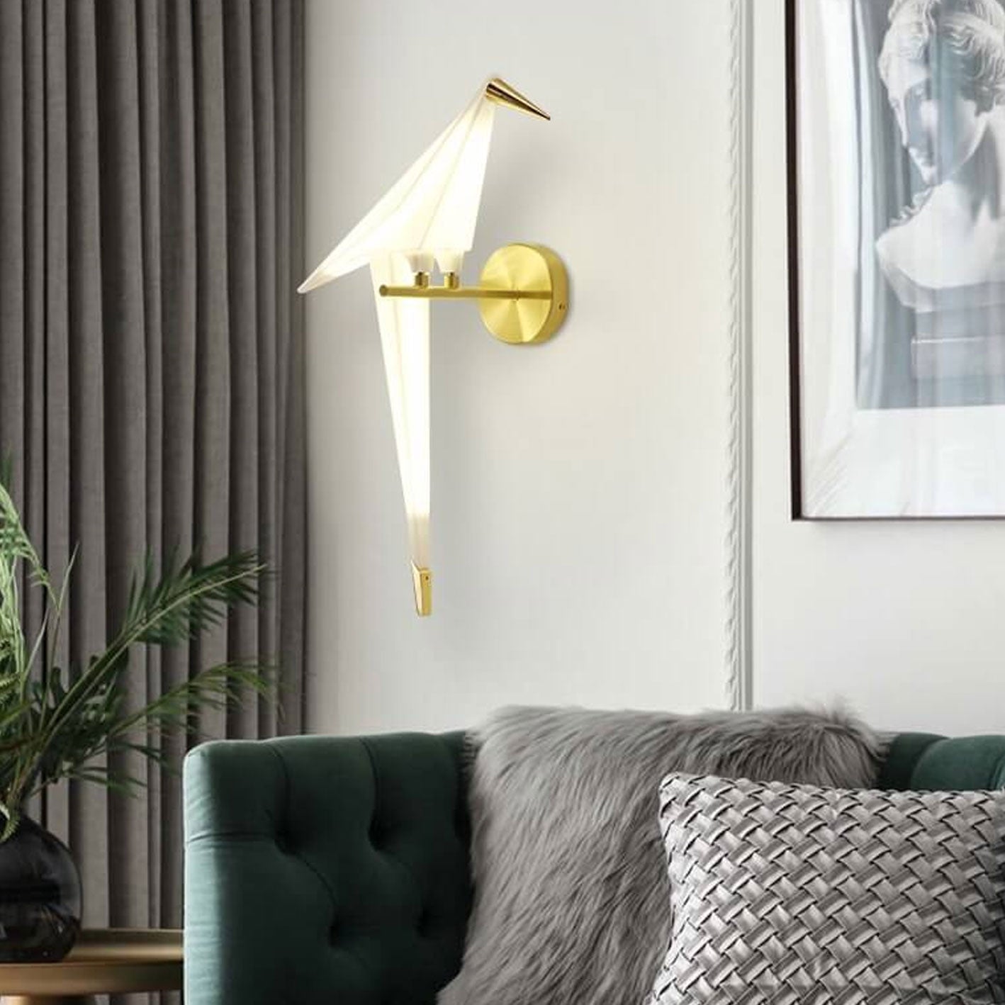 Thousand Paper Cranes Wall Lamp