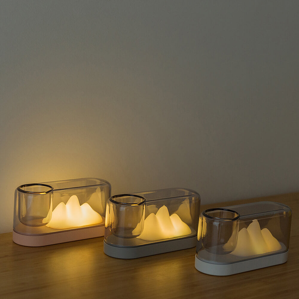 Mountain Desktop Reading Night Table Lamp