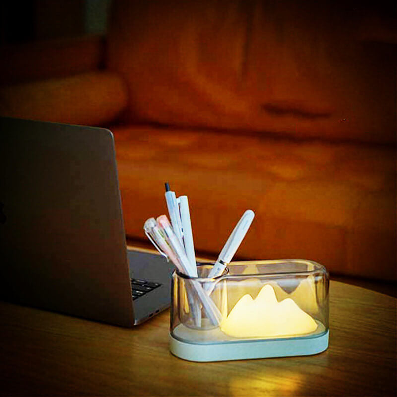 Mountain Desktop Reading Night Table Lamp