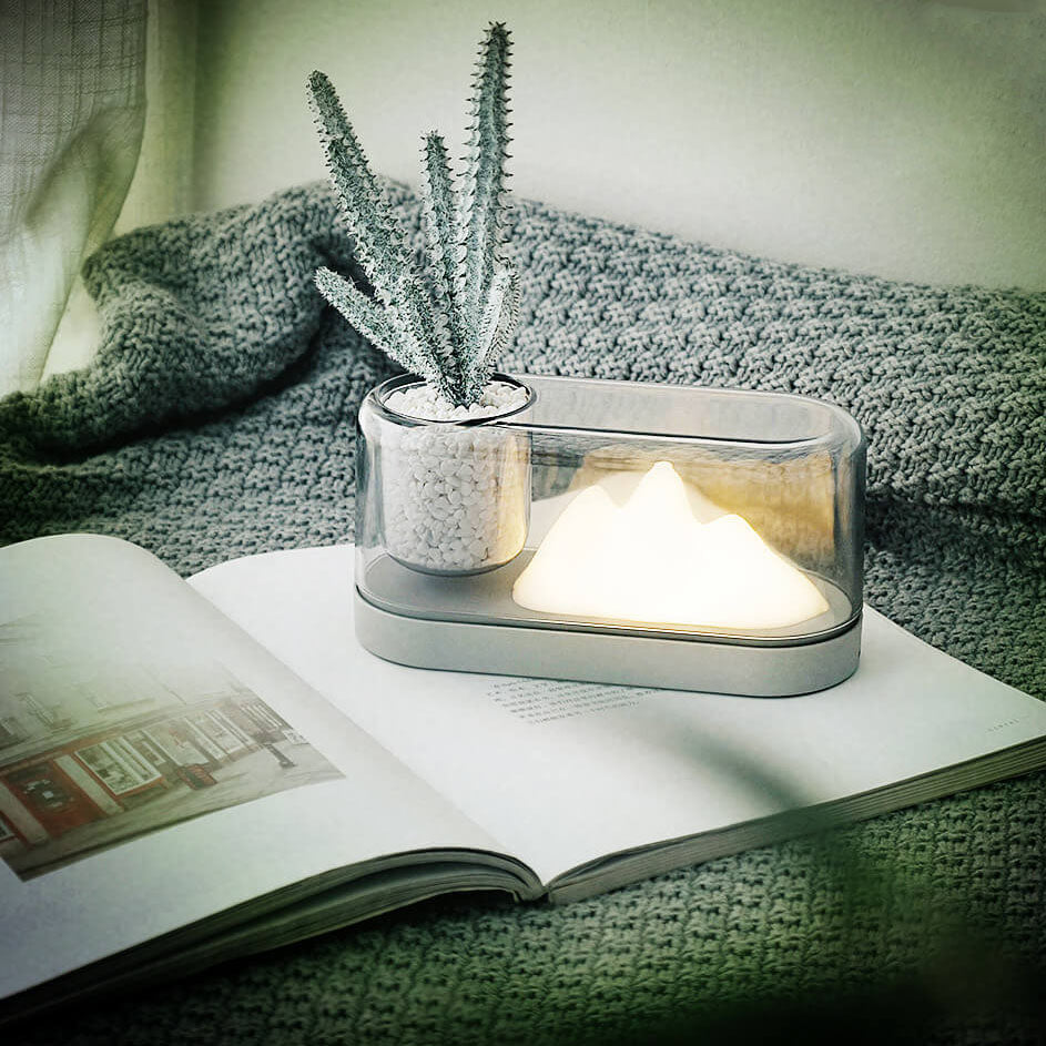 Mountain Desktop Reading Night Table Lamp
