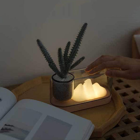 Mountain Desktop Reading Night Table Lamp