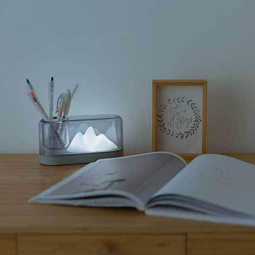Mountain Desktop Reading Night Table Lamp