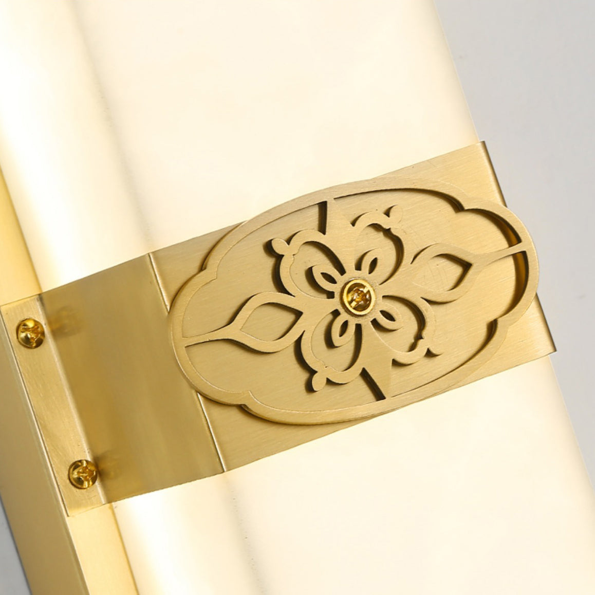 Copper Marble Cubic Strip Wall Lamp