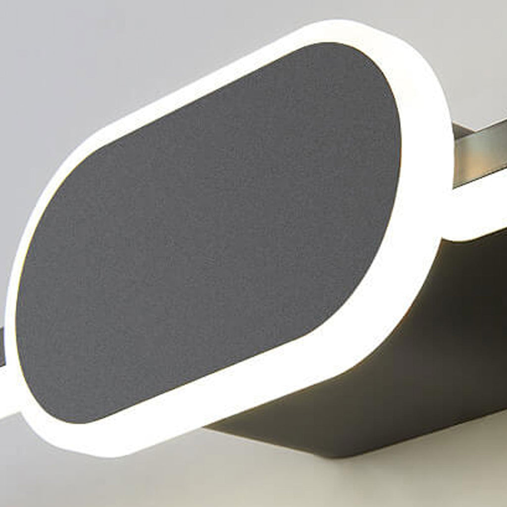 Long Strip Oval Vanity Wall Lamp