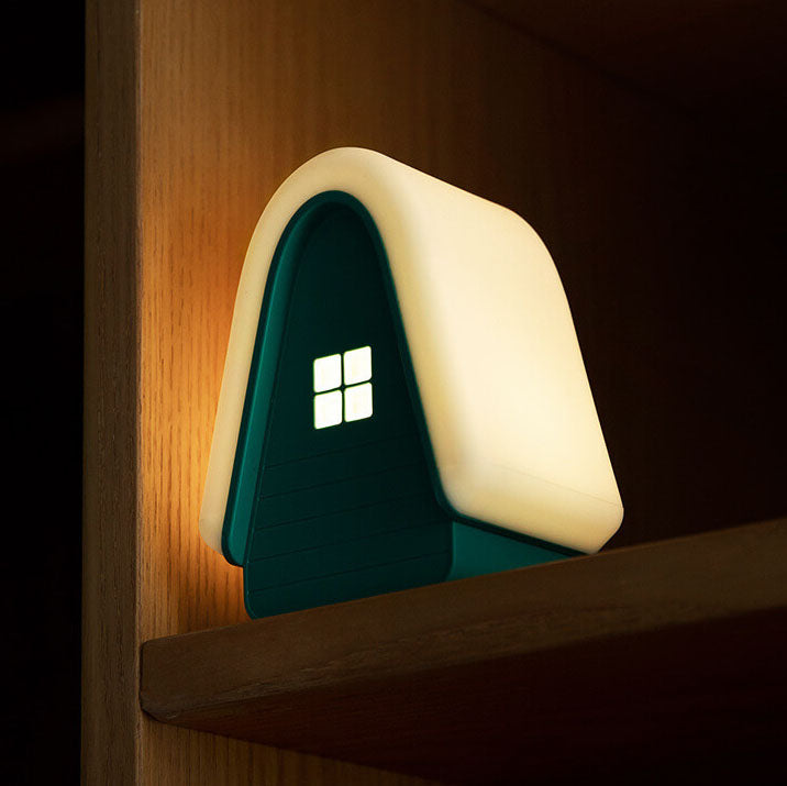 Cartoon Snow House Silicone Table Lamp