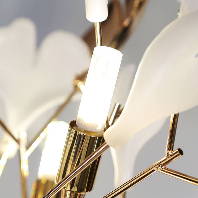 Nordic Romantic Ginkgo Leaf 5-Light Floor Lamp
