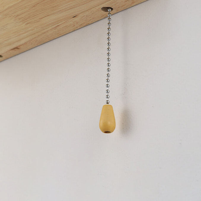 Planet Glass Solid Wood Wall Lamp