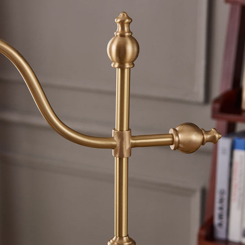Arch Semi-Circular Full Copper Table Lamp