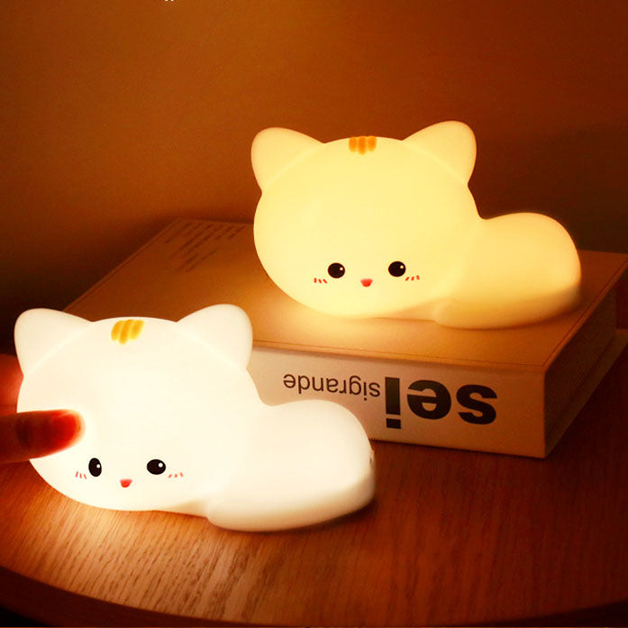 Cat Silicone Pat Remote Table Lamp