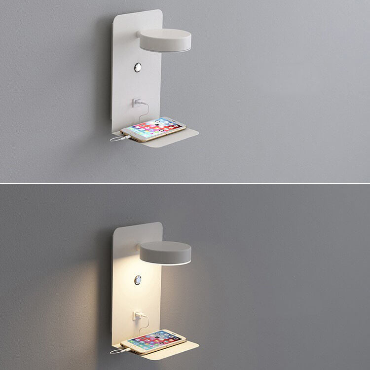 Iron Square Rechargeable Wall Lamp