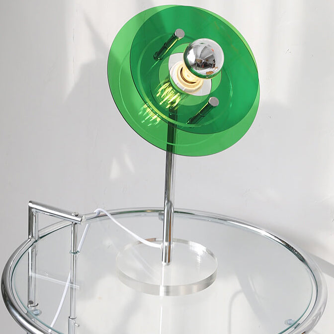 Acrylic Space Saucer Design Table Lamp