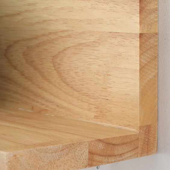 Planet Glass Solid Wood Wall Lamp