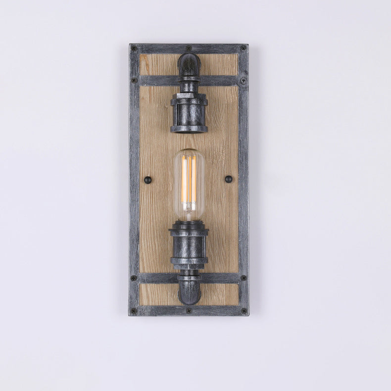 Wood Cage Wall Lamp