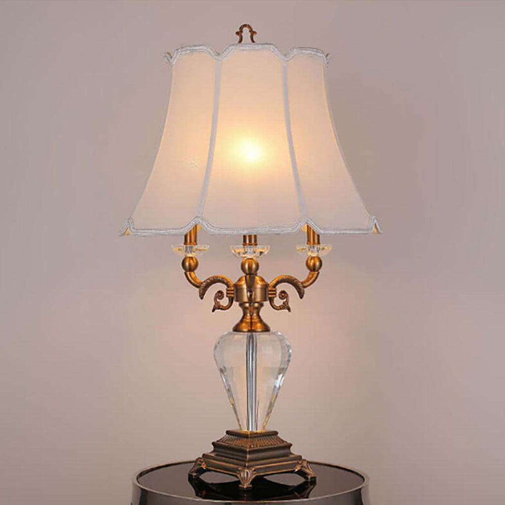 Zinc Alloy Crystal Table Lamp