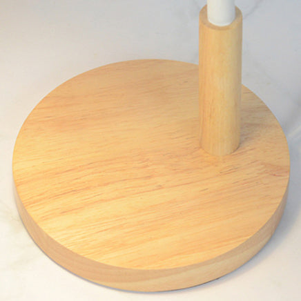 Iron Round Wood Home Table Lamp