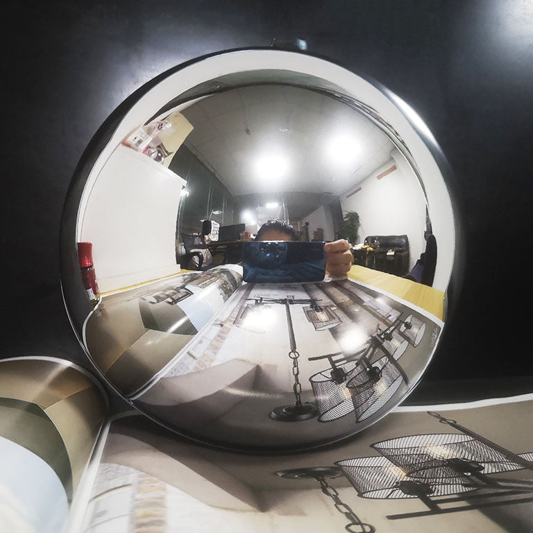 Meteorite Semicircle Metal Bedroom Wall Lamp