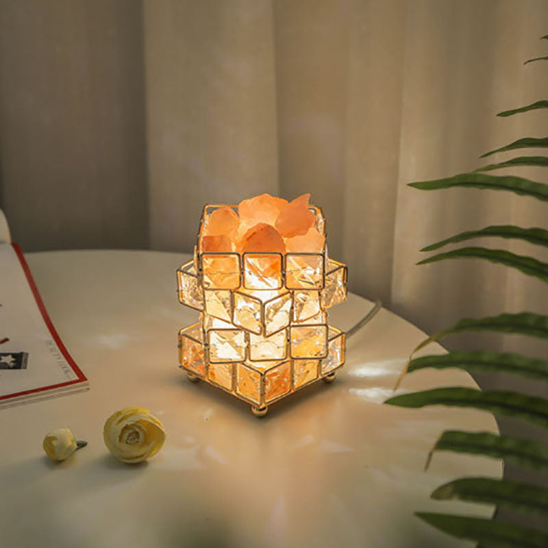 Hardware Cube Bedroom Table Lamp